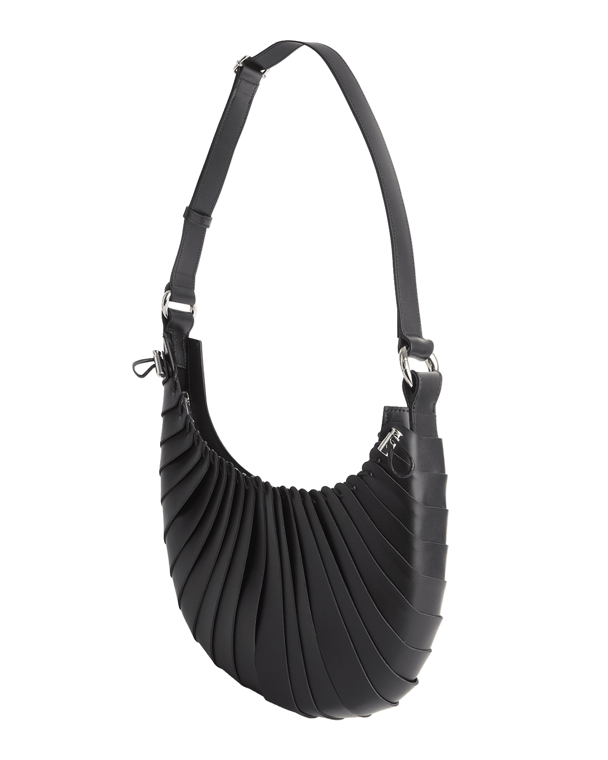 Coperni Pleated Patent Crossbody Bag