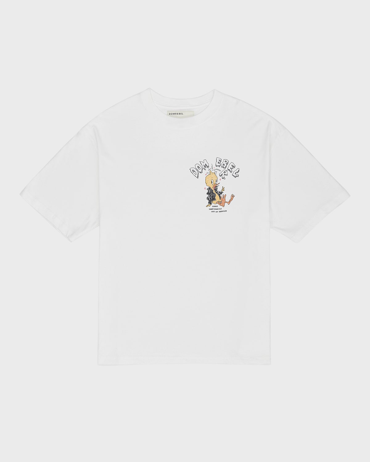 Domrebel Men's Empty Duck Graphic T-Shirt