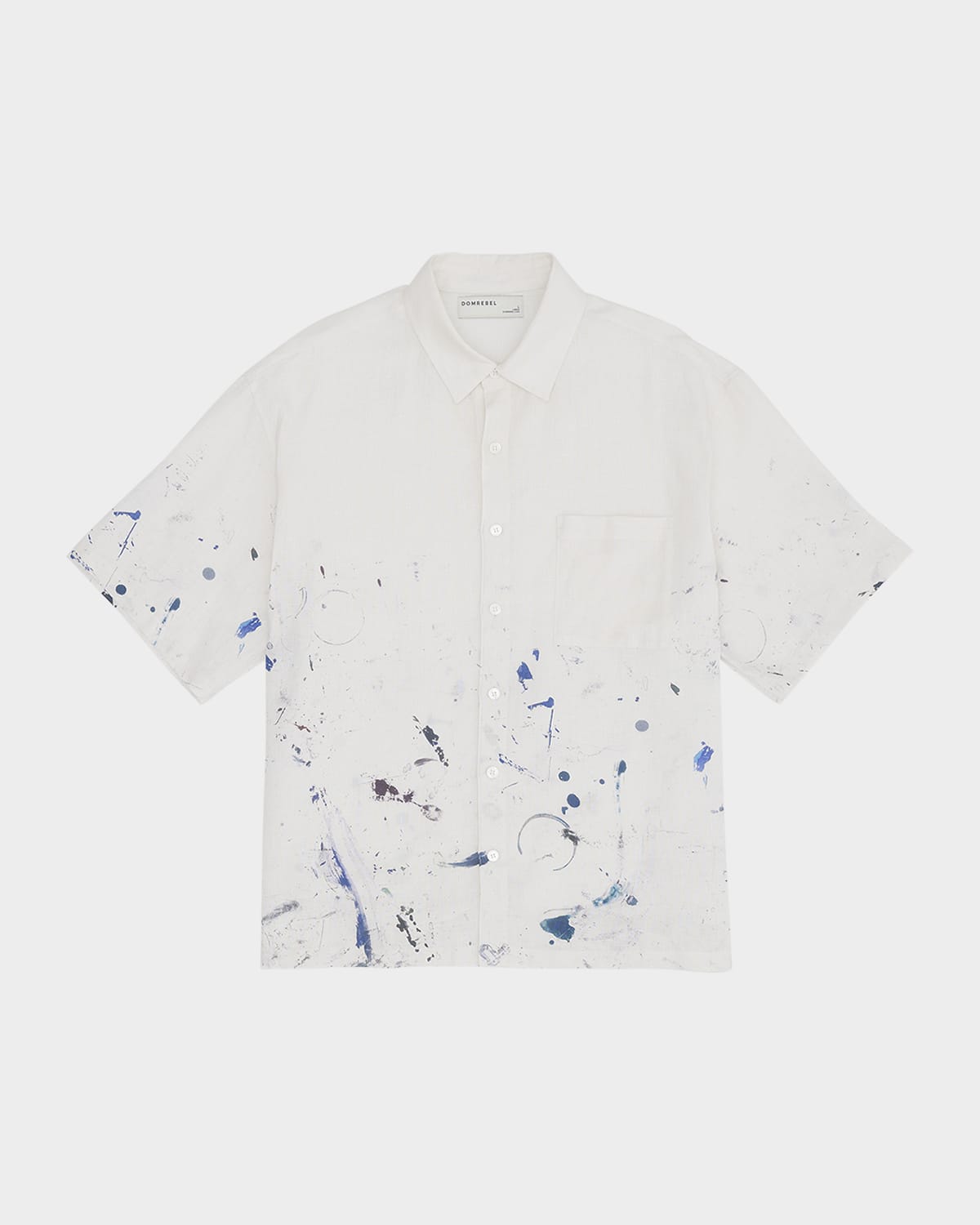 Domrebel Men's Monday Splatter Short-Sleeve Shirt