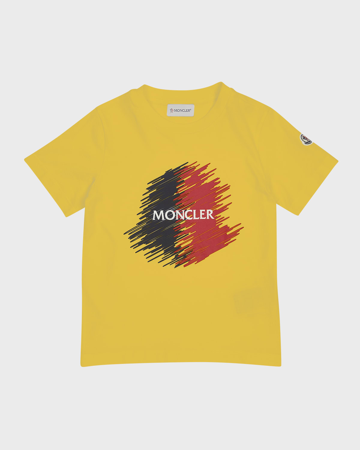 Moncler Boy's Scribble Graphic Print Short-Sleeve T-Shirt, Size 4-6