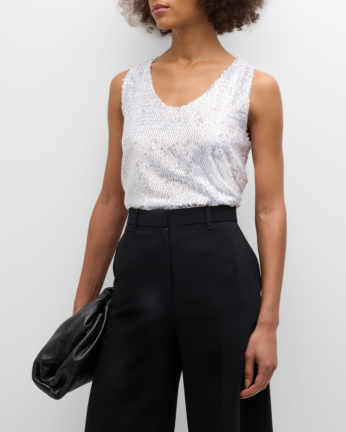 RECTO Gemma Sequined Tank Top