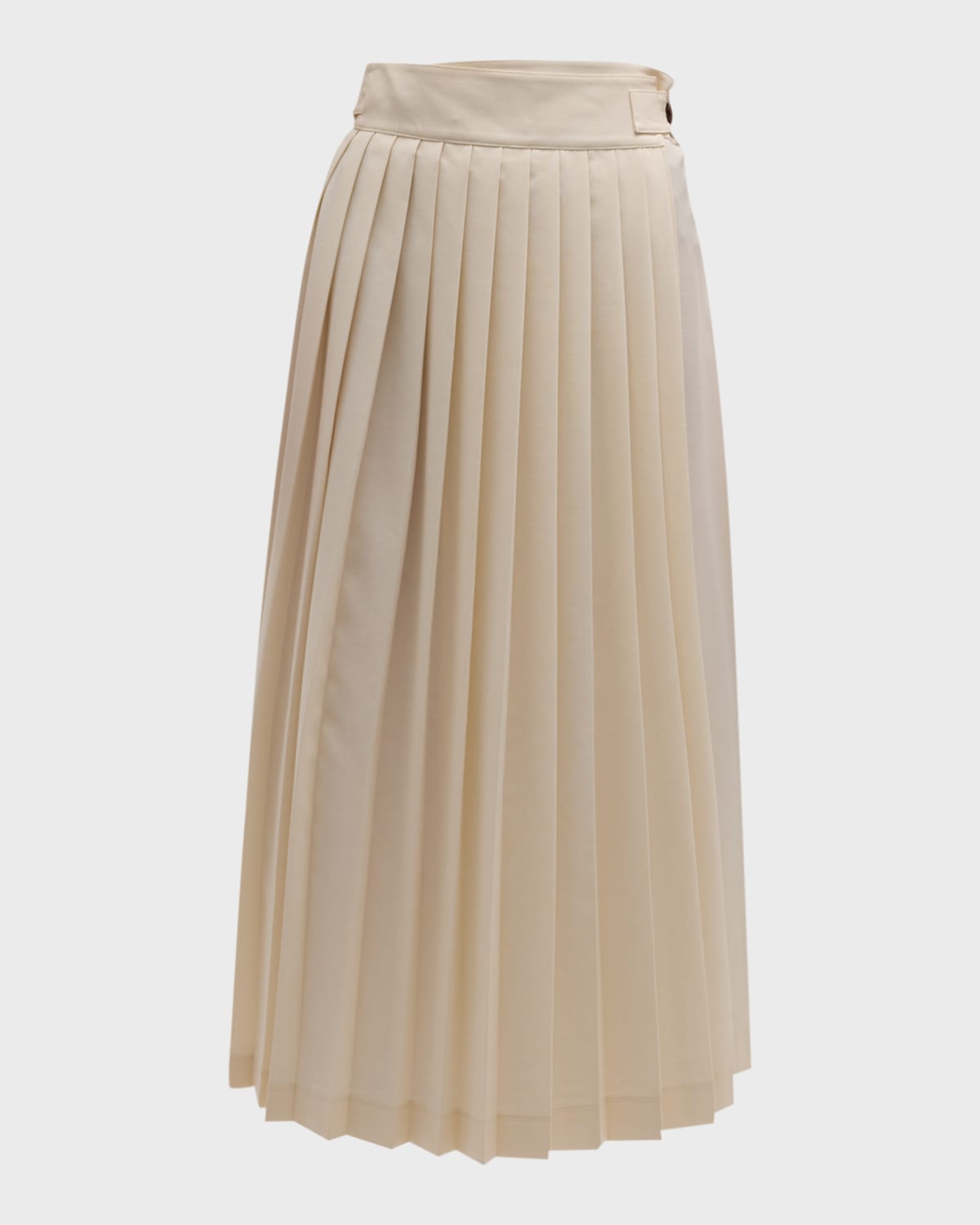 Rohe Pleated Midi Wrap Skirt