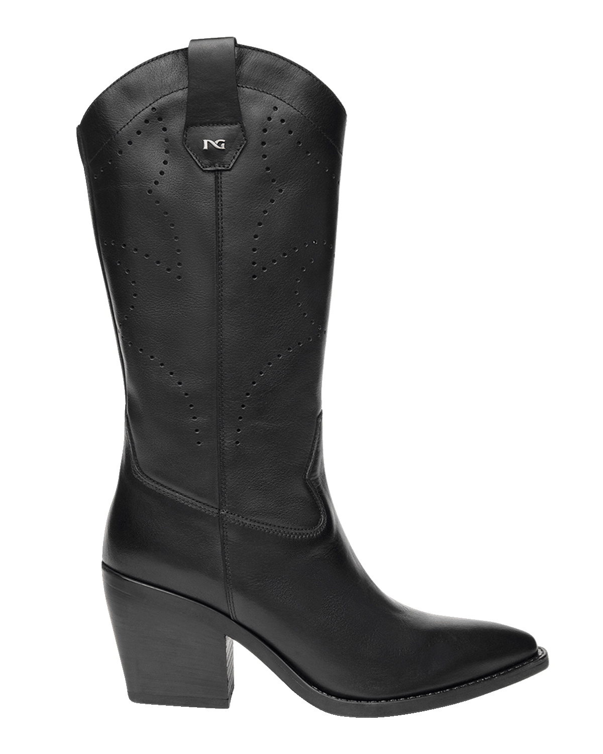 NeroGiardini Texan Leather Cowboy Boots