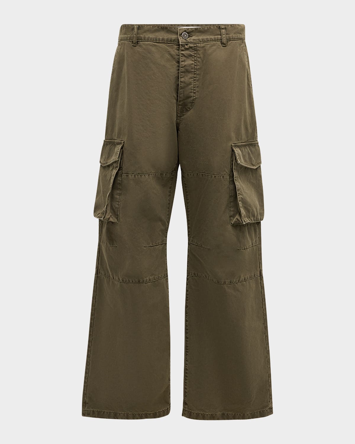 Golden Goose Men's Journey Garment-Dyed Cotton Cargo Pants