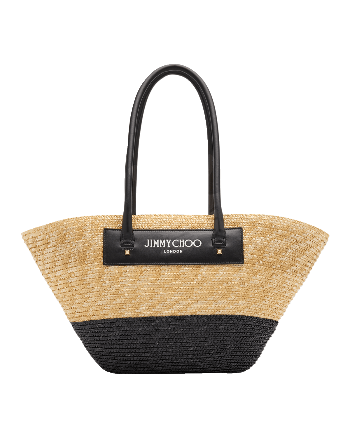 Jimmy Choo Medium Beach Basket Tote Bag