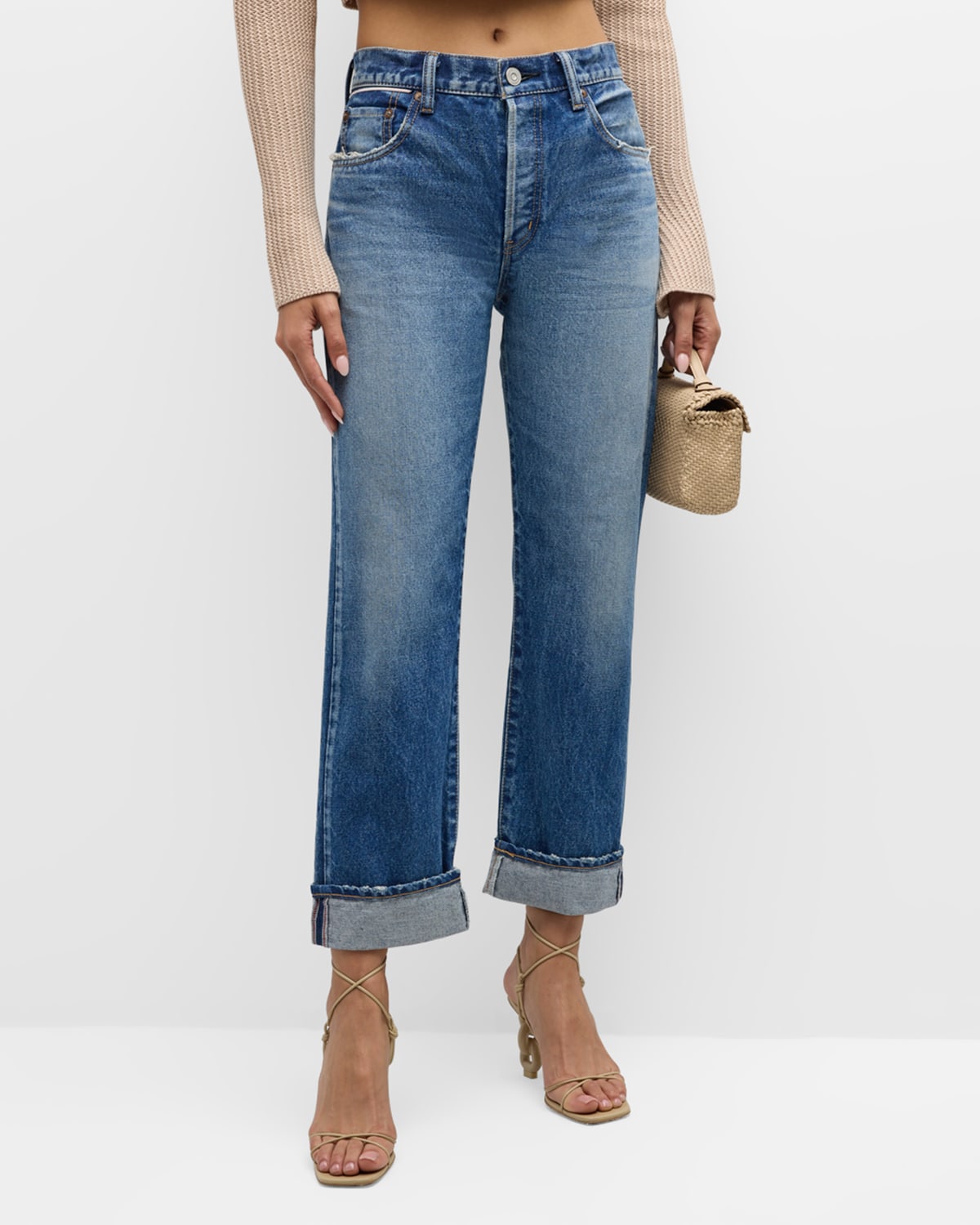 MOUSSY VINTAGE Foxwood Straight-Leg Jeans