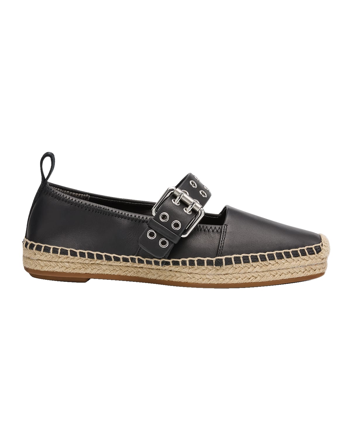 Rag & Bone Anteros Leather Mary Jane Espadrilles