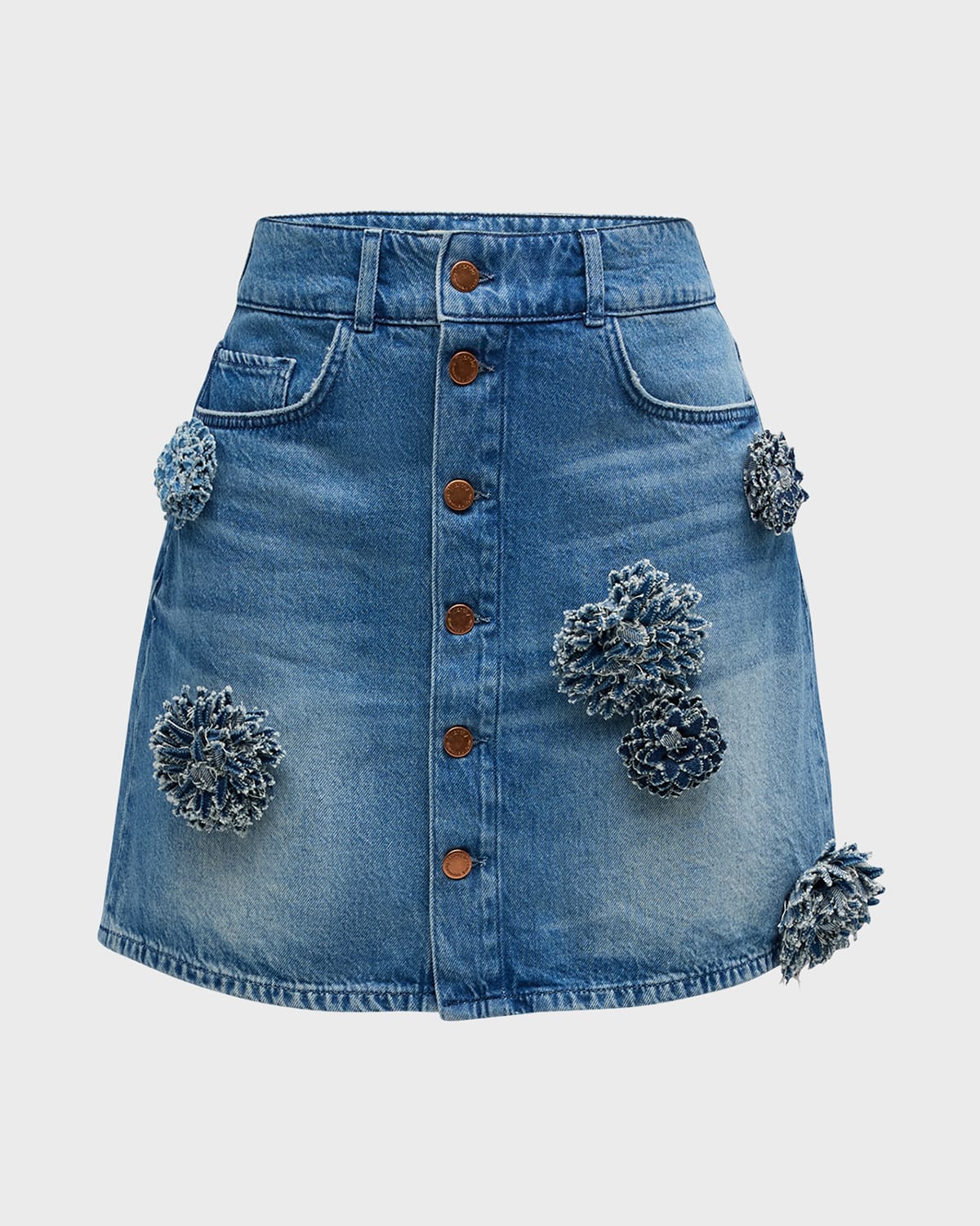 Triarchy Ms. Jones A-Line Button-Front Skirt