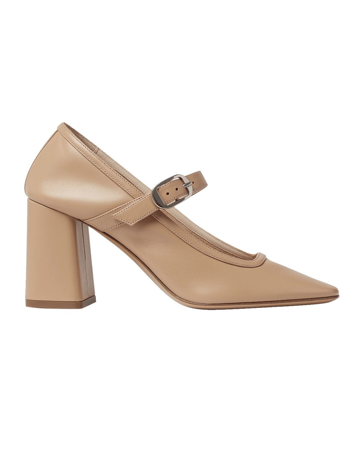 Le Monde Beryl Calfskin Mary Jane Ballerina Pumps