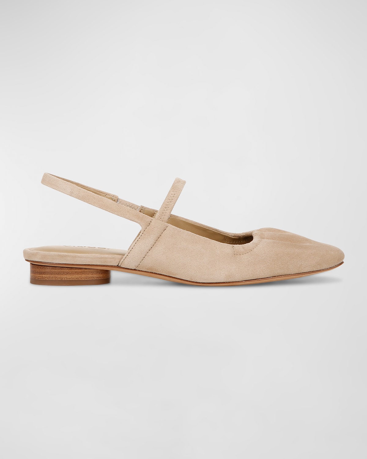 Vince Venice Suede Slingback Ballerina Flats