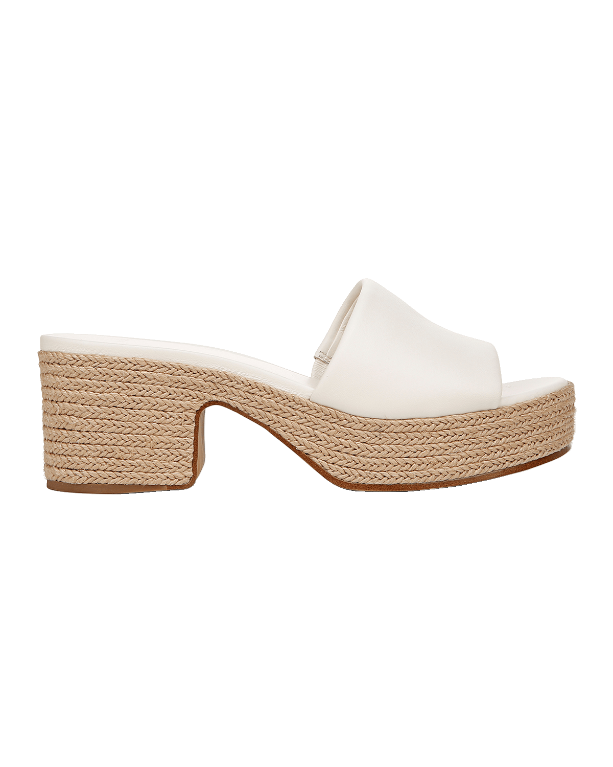 Vince Margo Leather Platform Espadrille Sandals