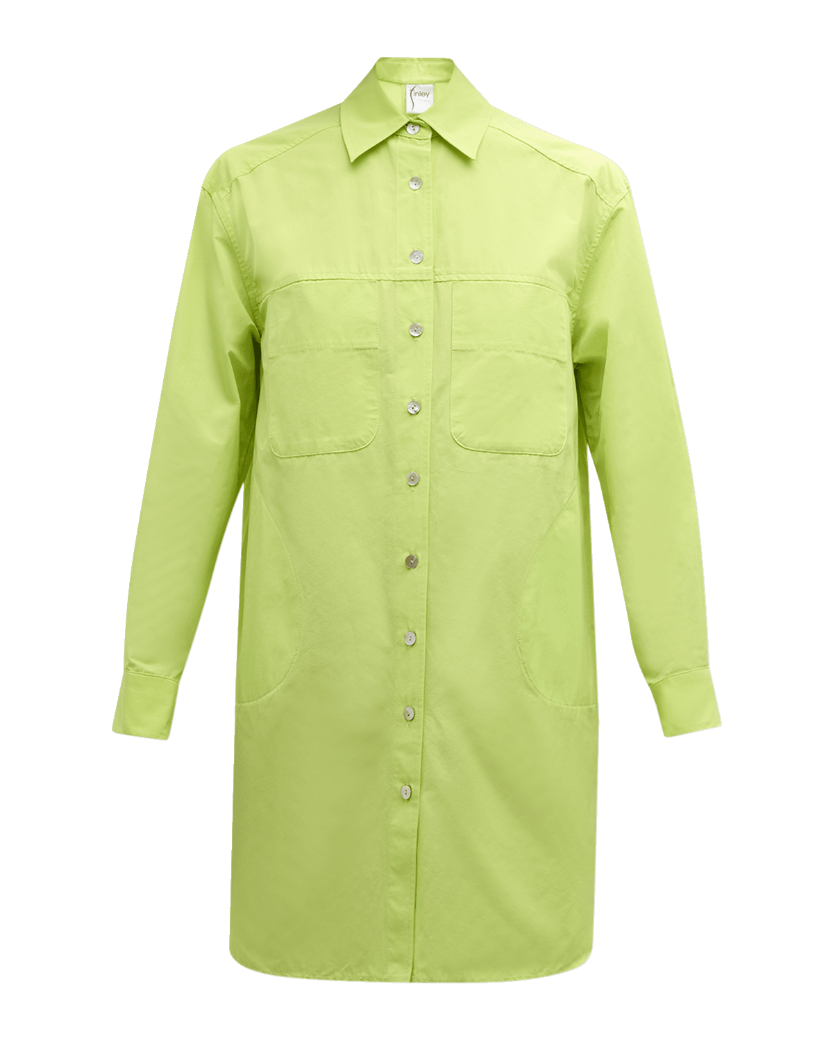 Finley Nash Taffeta Mini Shift Shirtdress