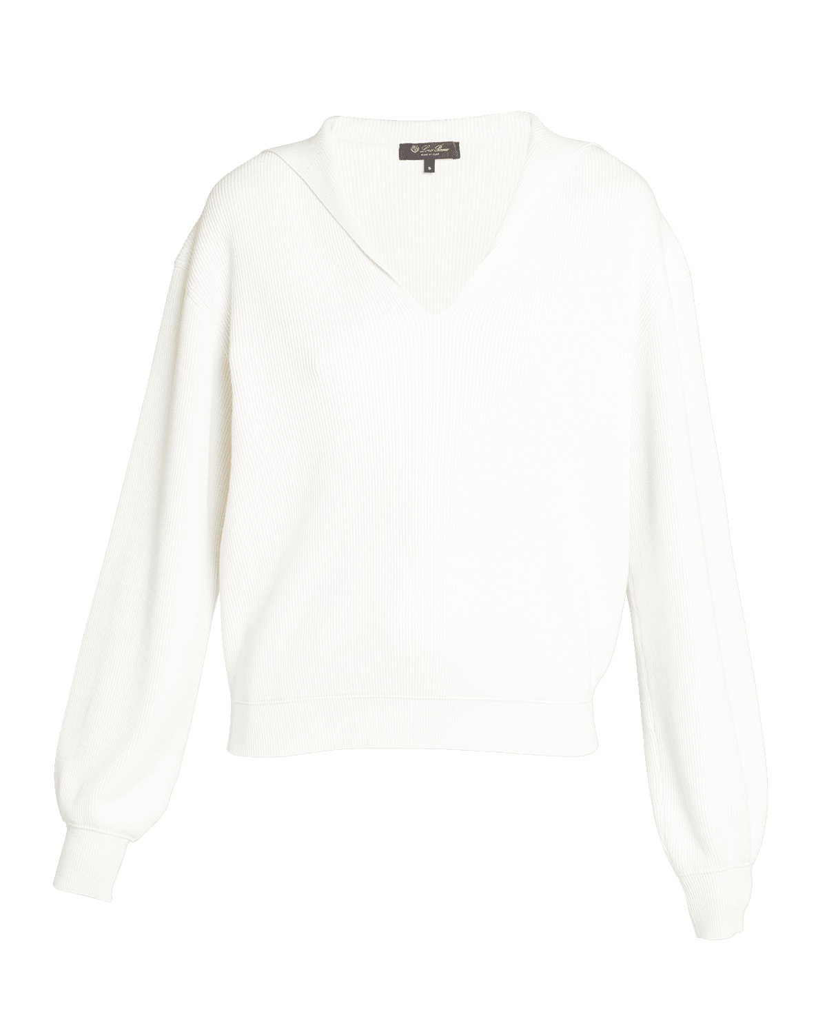 Loro Piana Tazawa V-Neck Polo Sweater