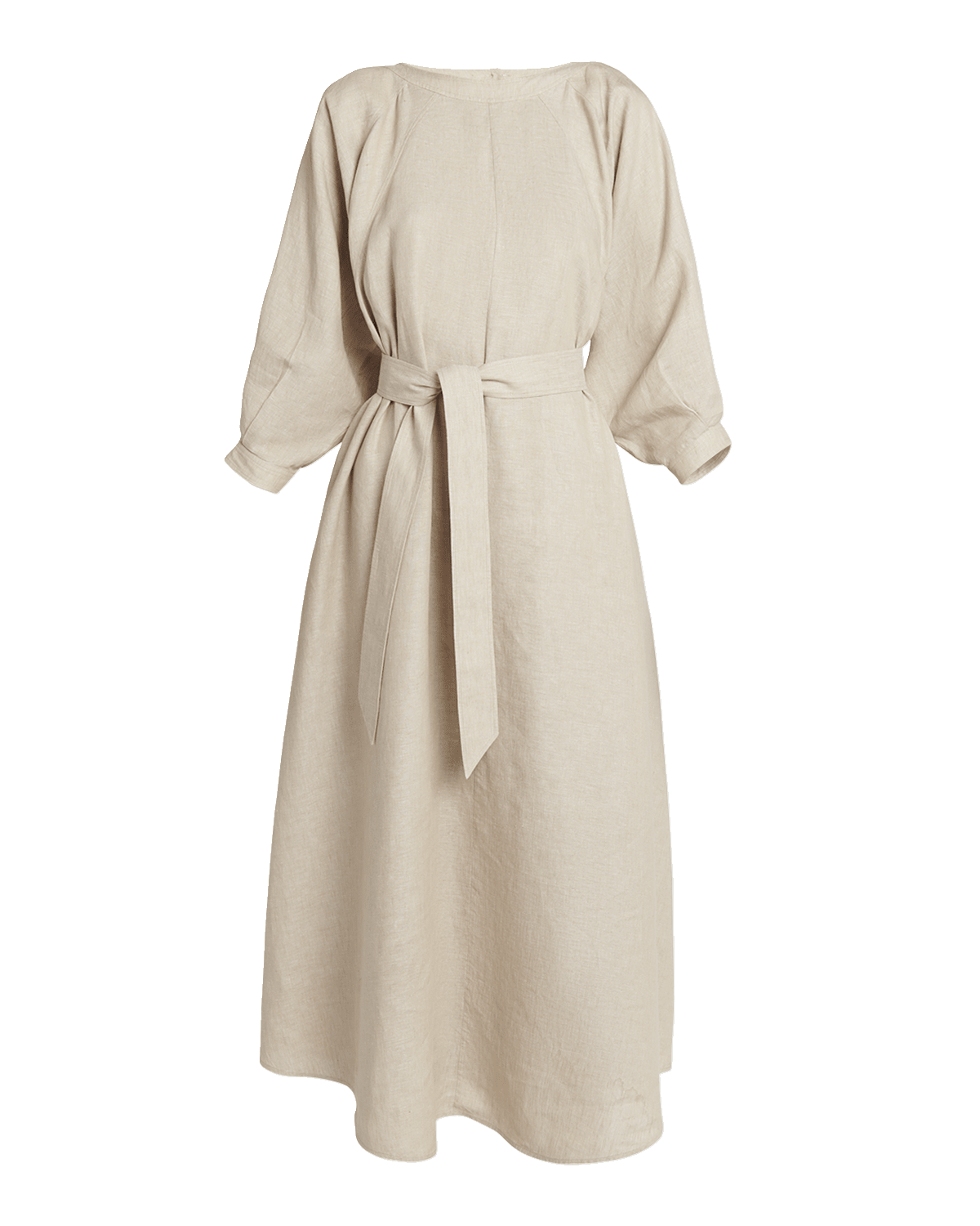 Loro Piana Mina Solaire Belted Maxi Dress