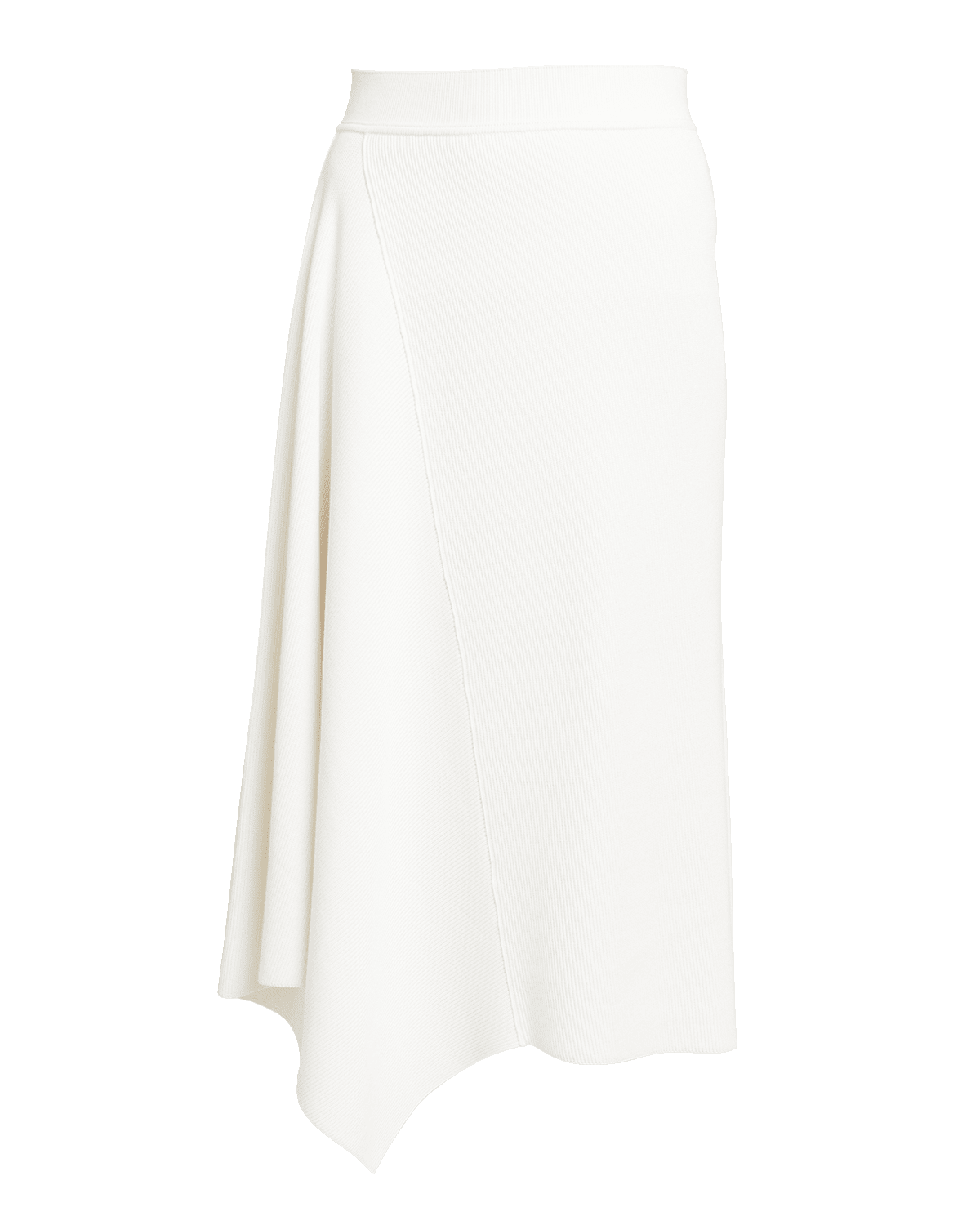 Loro Piana Tazawa Rib Asymmetric Midi Skirt