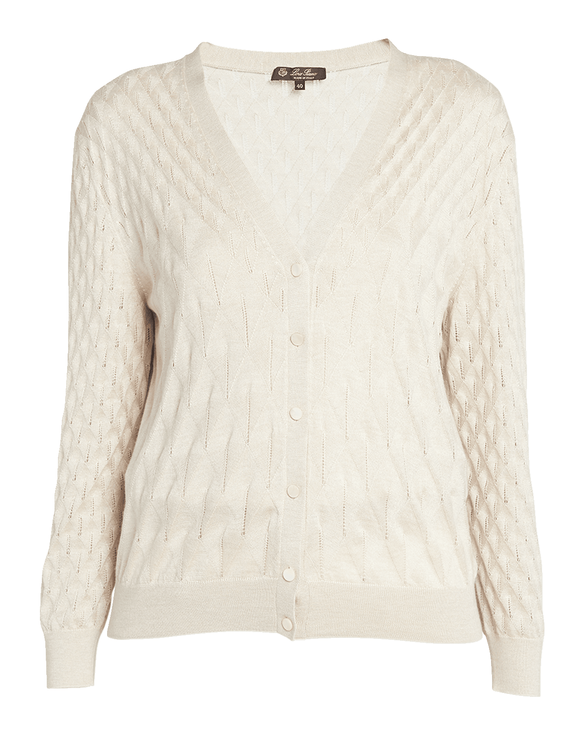 Loro Piana Takao Cashmere Open-Knit Crewneck