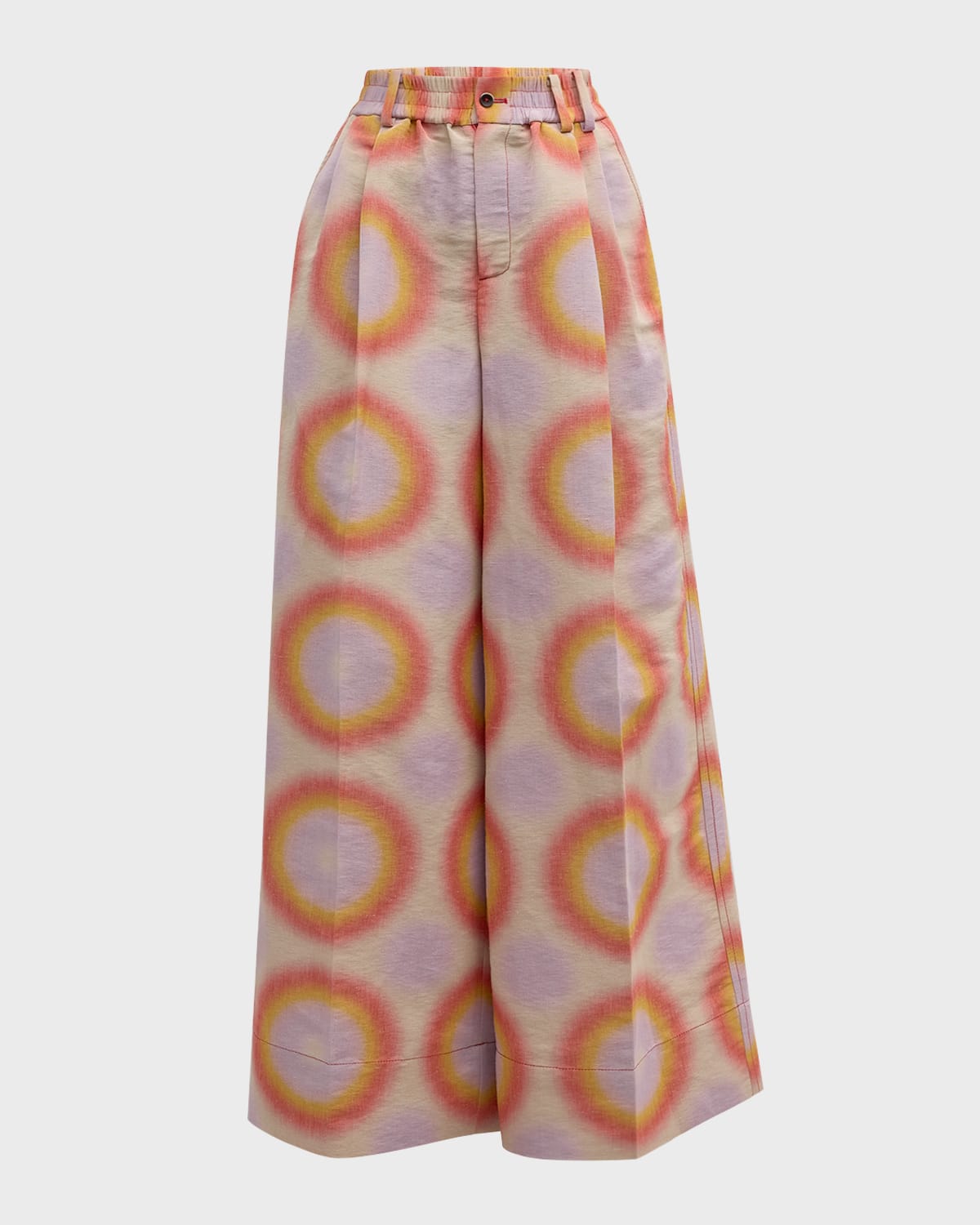 CHRISTOPHER JOHN ROGERS Groovy Dot Printed Jumbo Trousers