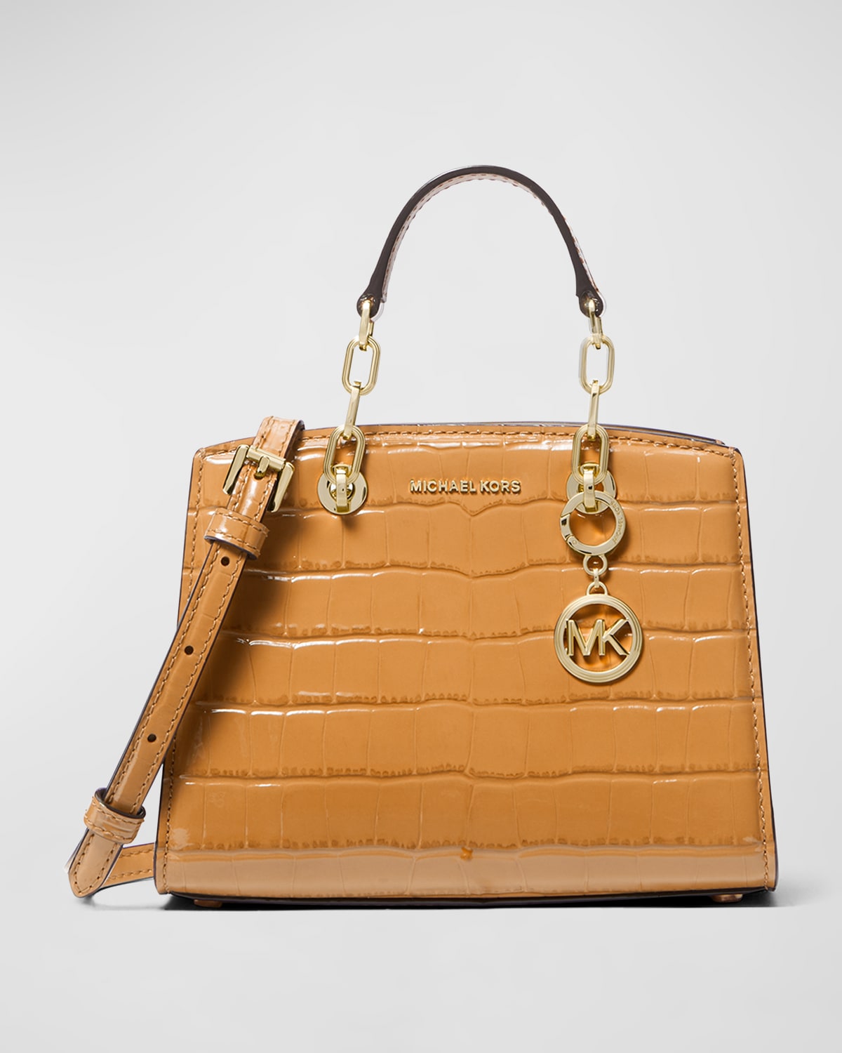 MICHAEL Michael Kors Cynthia XS Croc-Embossed Crossbody Bag