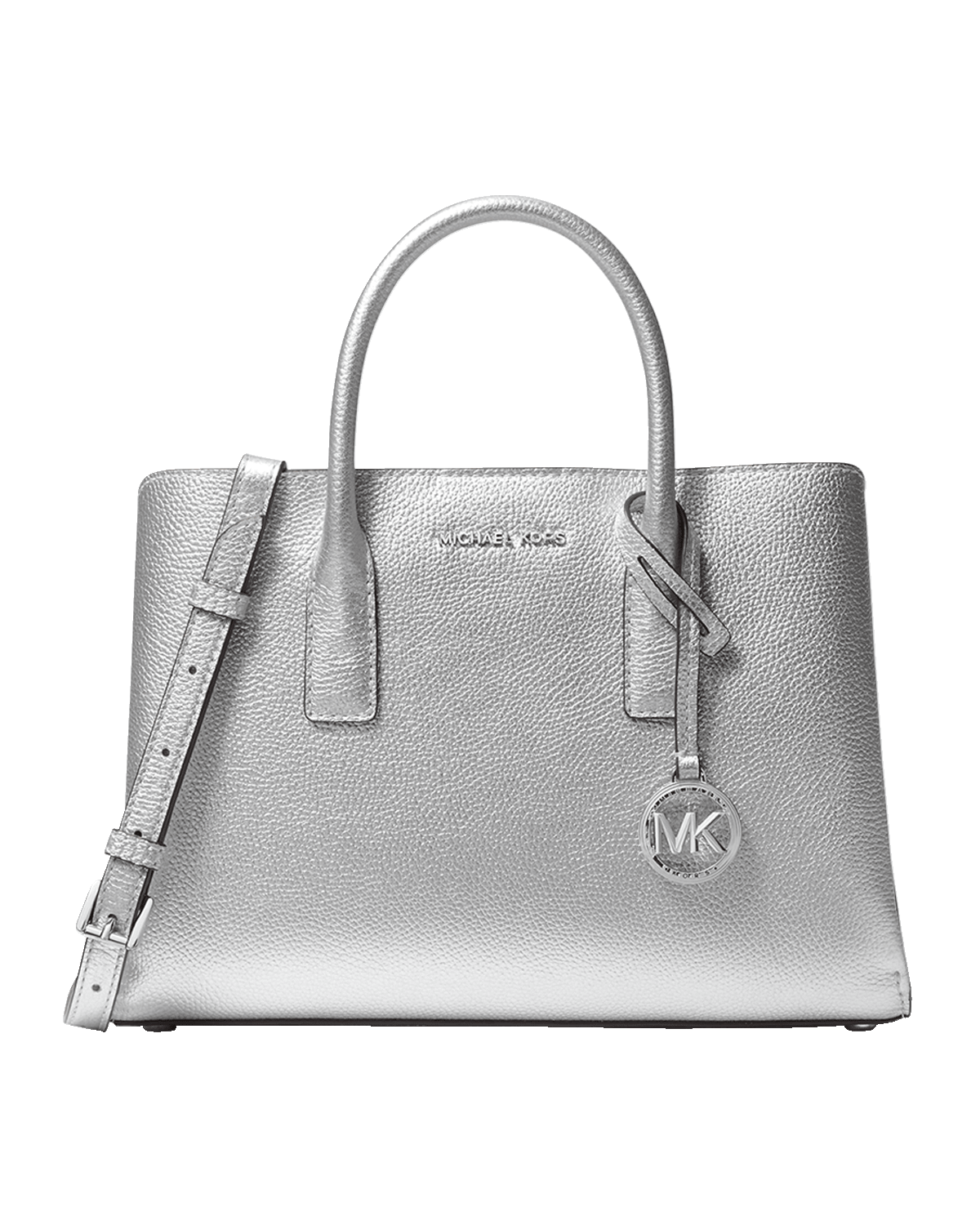 MICHAEL Michael Kors Ruthie Small Metallic Leather Satchel Bag