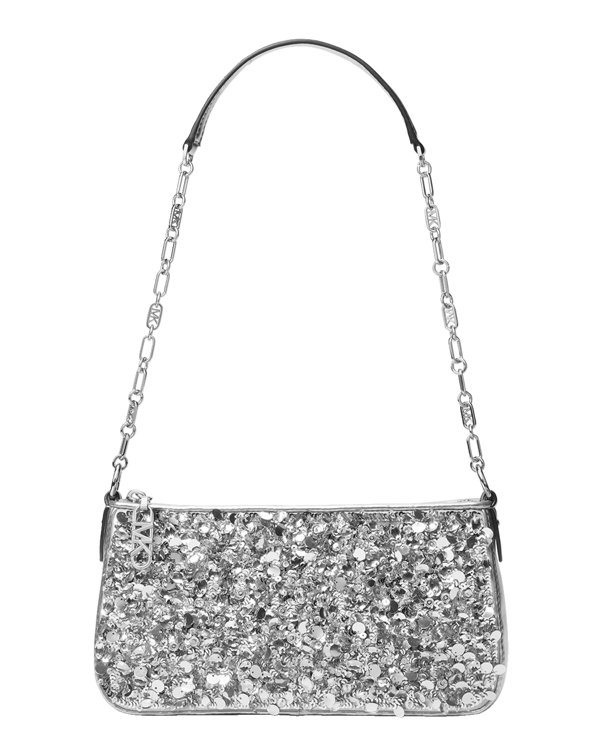 MICHAEL Michael Kors Empire Sequin Chain Pouchette Shoulder Bag