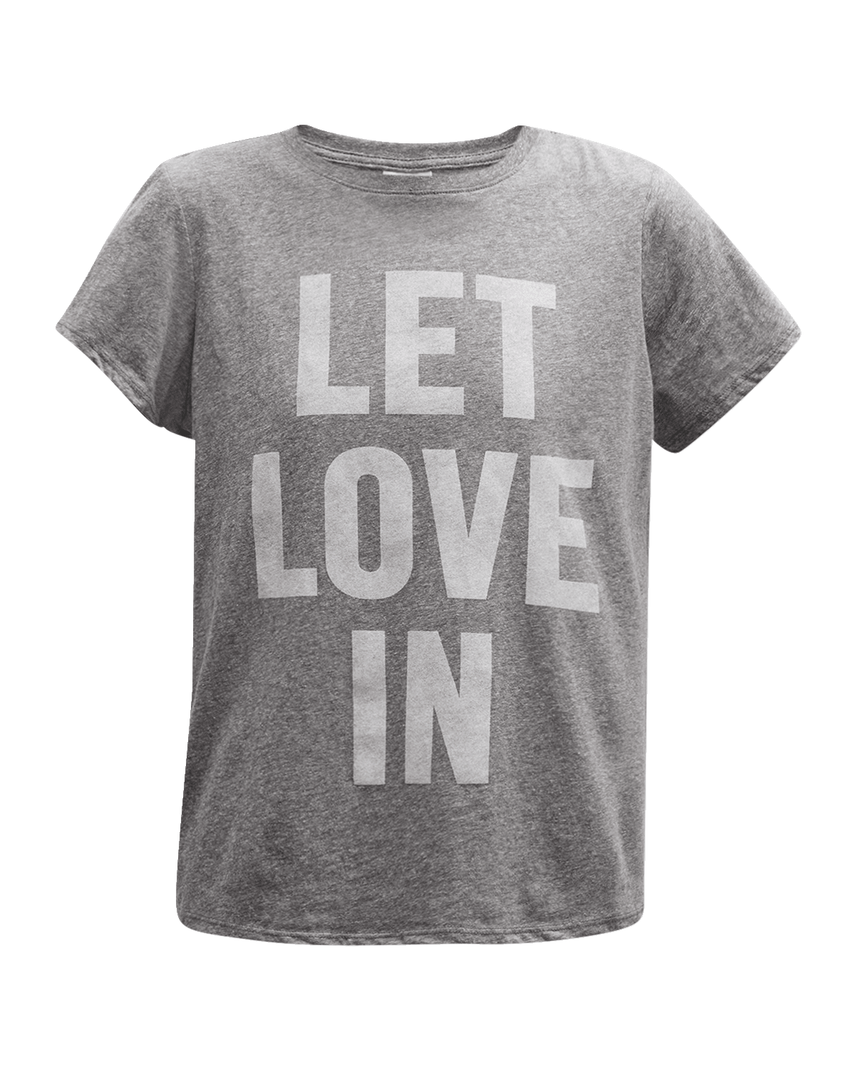 Cinq a Sept Let Love In Short-Sleeve Slogan T-Shirt