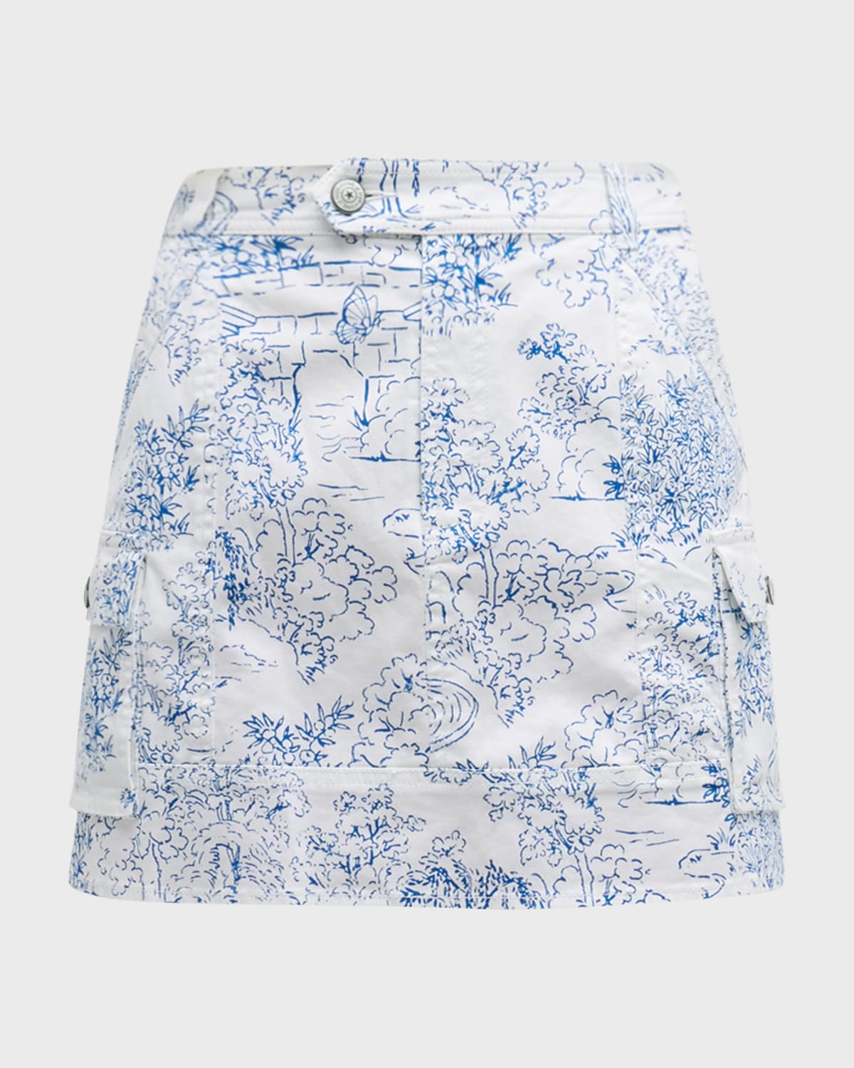 Cinq a Sept Garden Toile Lina Mini Skirt