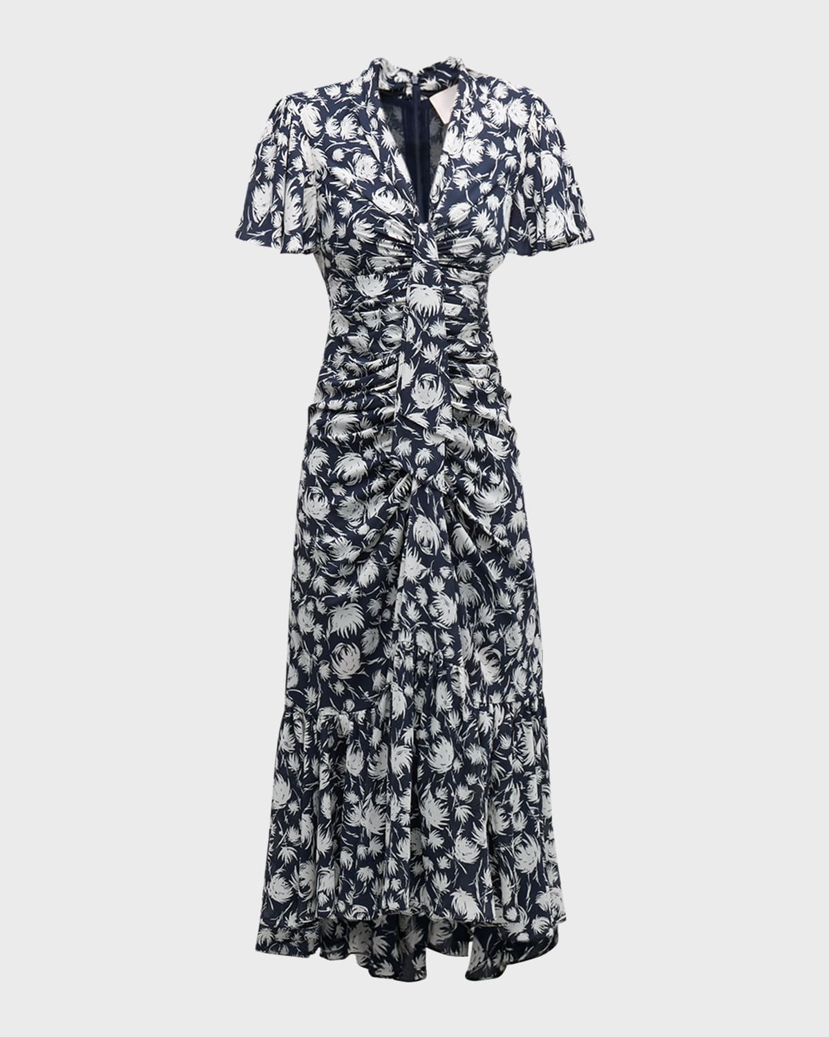 Cinq a Sept Peeta Graphic Floral-Print Midi Dress