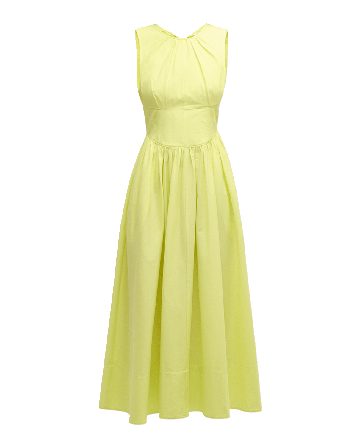 Cinq a Sept Benita Tie-Back Sleeveless Midi Dress