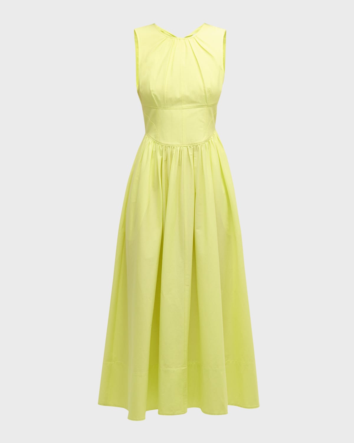 Cinq a Sept Benita Tie-Back Sleeveless Midi Dress