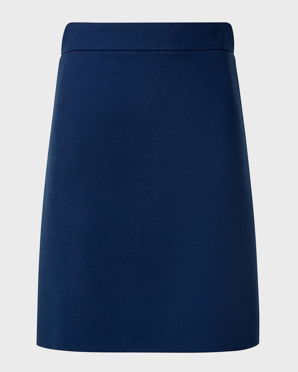 Akris punto Wool Tricotine Short Pencil Skirt
