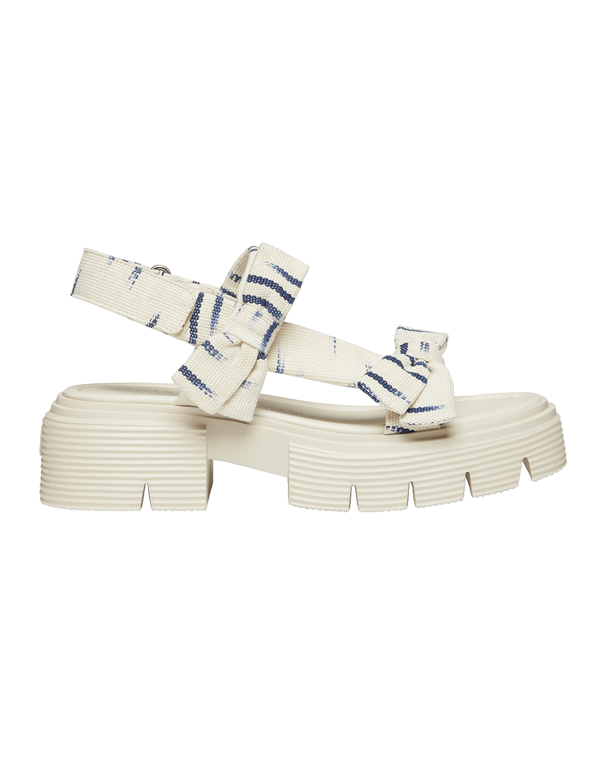 Stuart Weitzman Sofia Nolita Printed Dual Bow Slingback Sandals