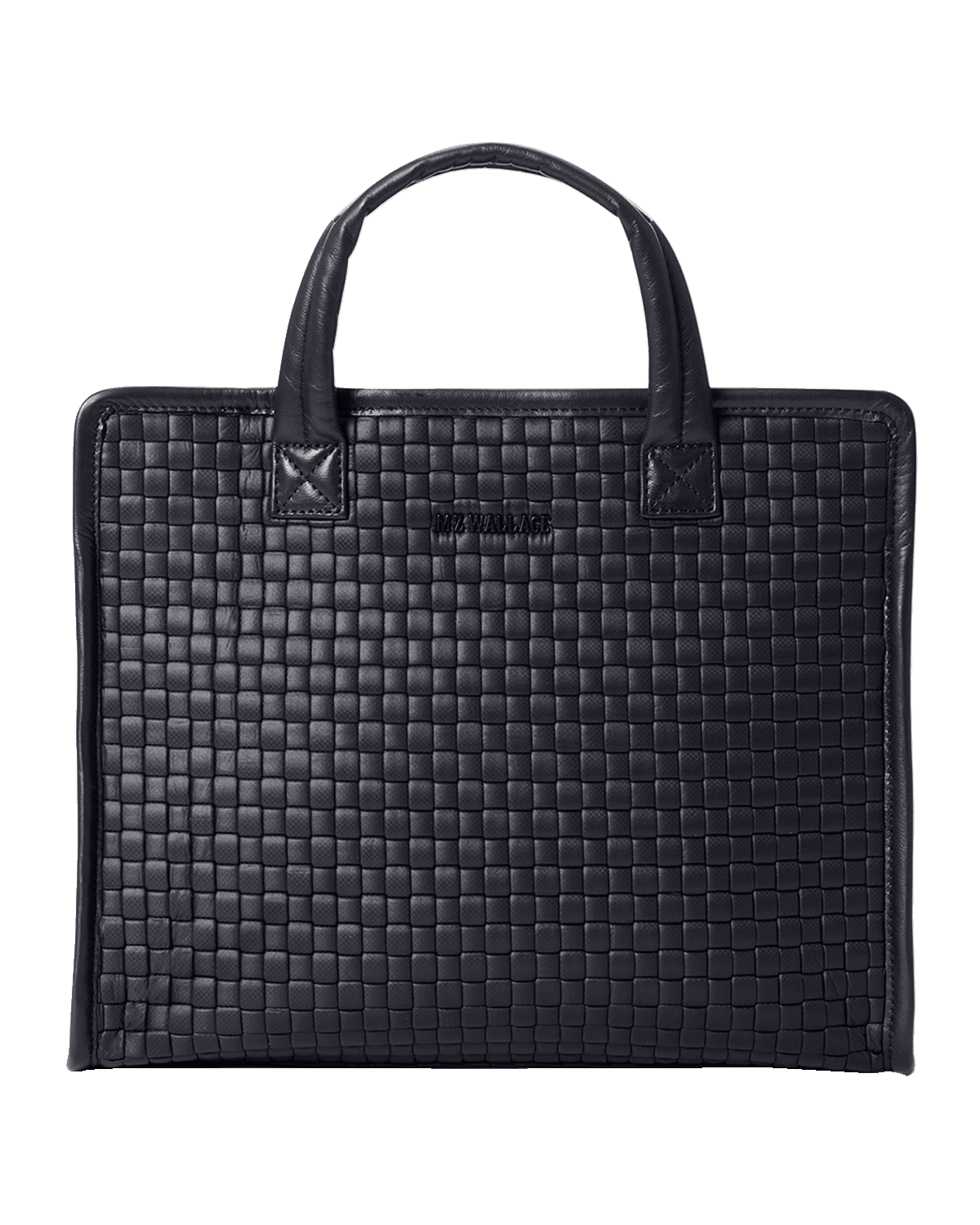 MZ WALLACE Medium Woven Box Tote Bag