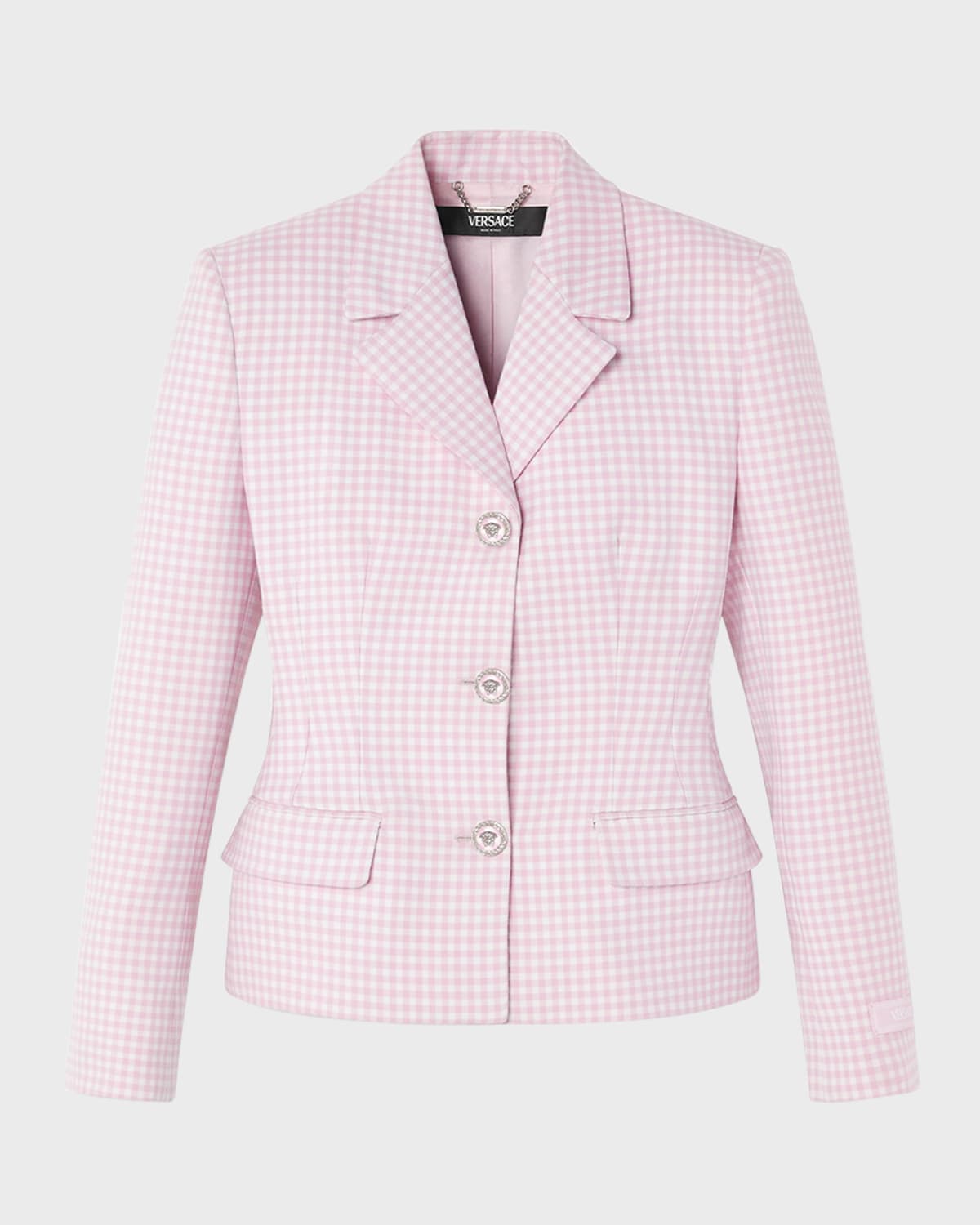 Versace Informal Double Wool Natte Blazer Jacket