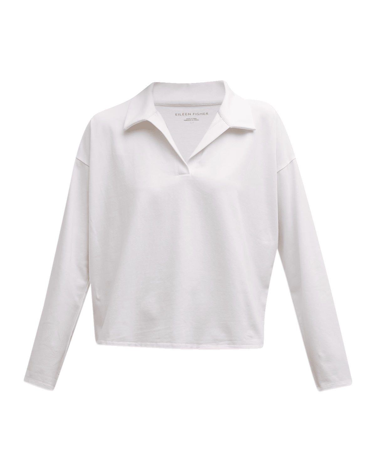 Eileen Fisher Boxy Organic Cotton Jersey Top