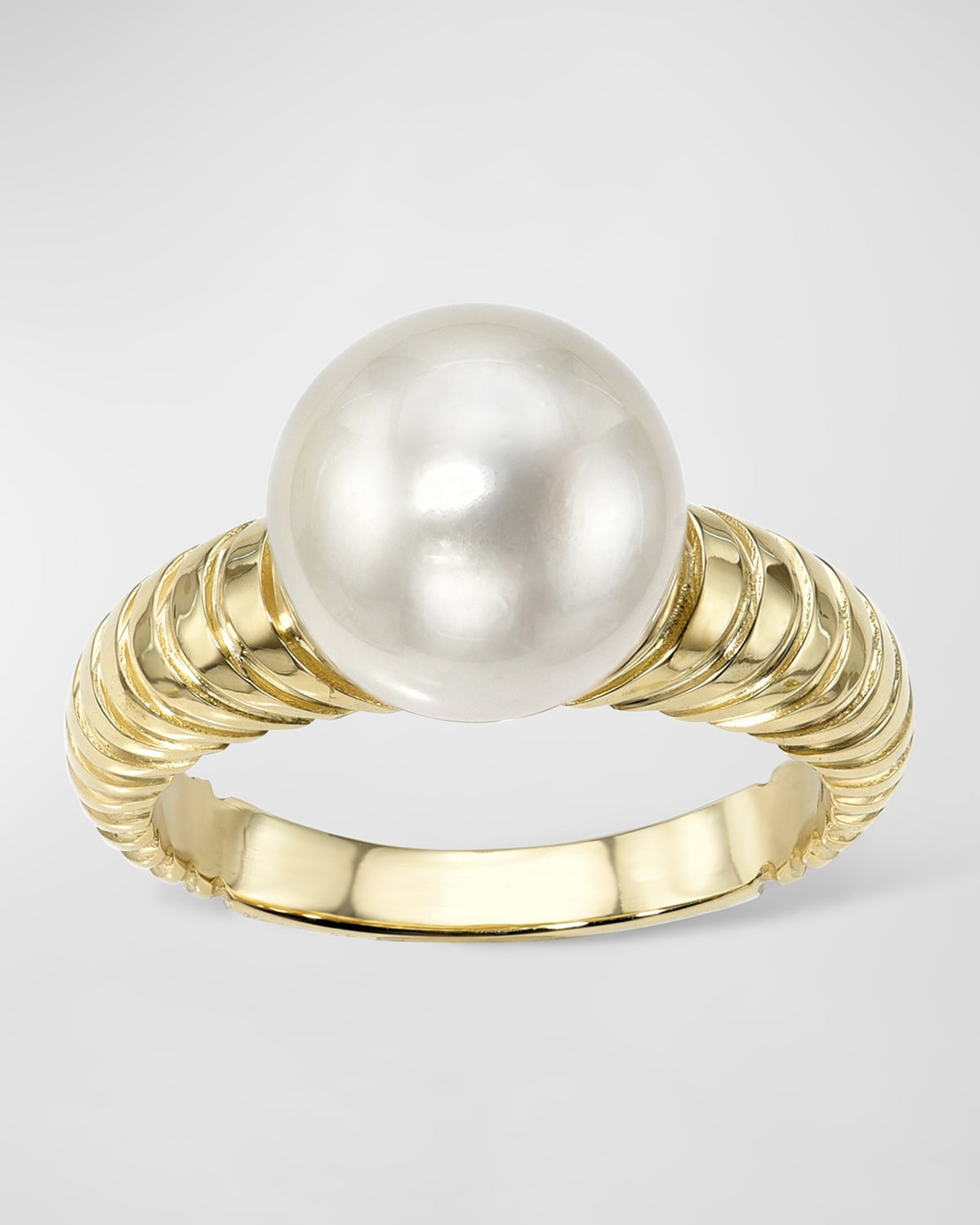Retrouvai Classic South Sea Pearl Modern Love Ring