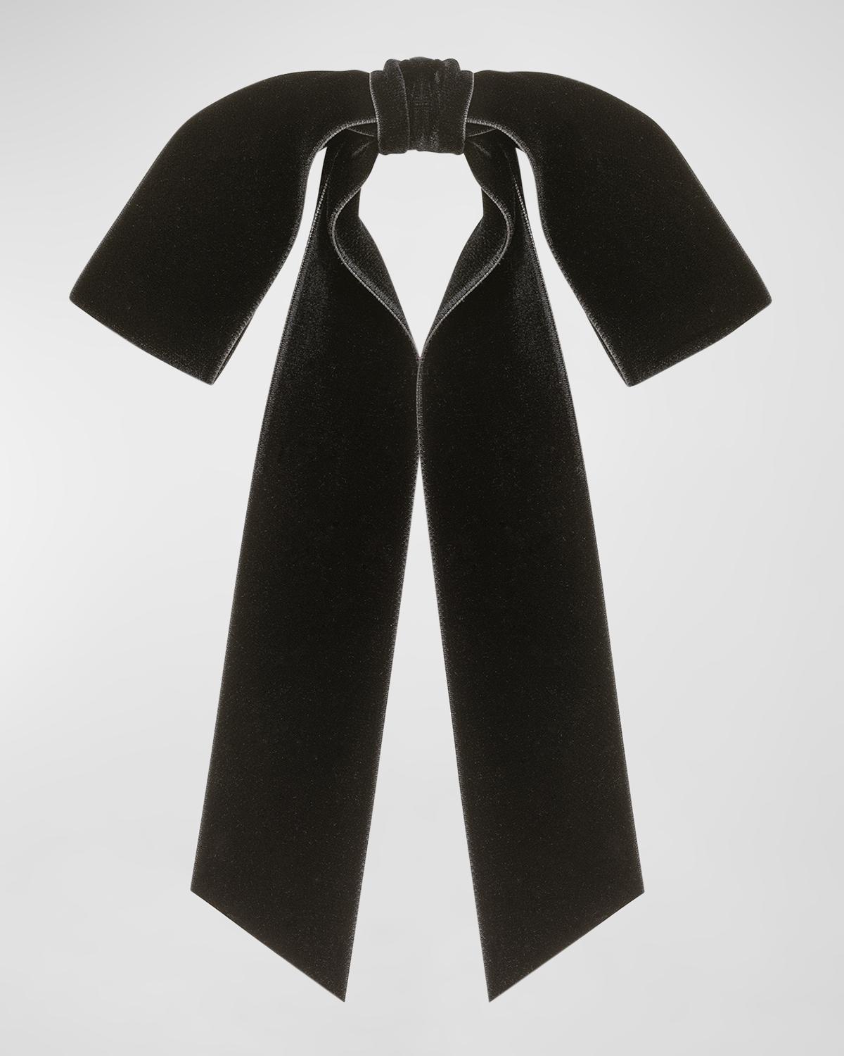 Jennifer Behr Adley Velvet Bow Barrette