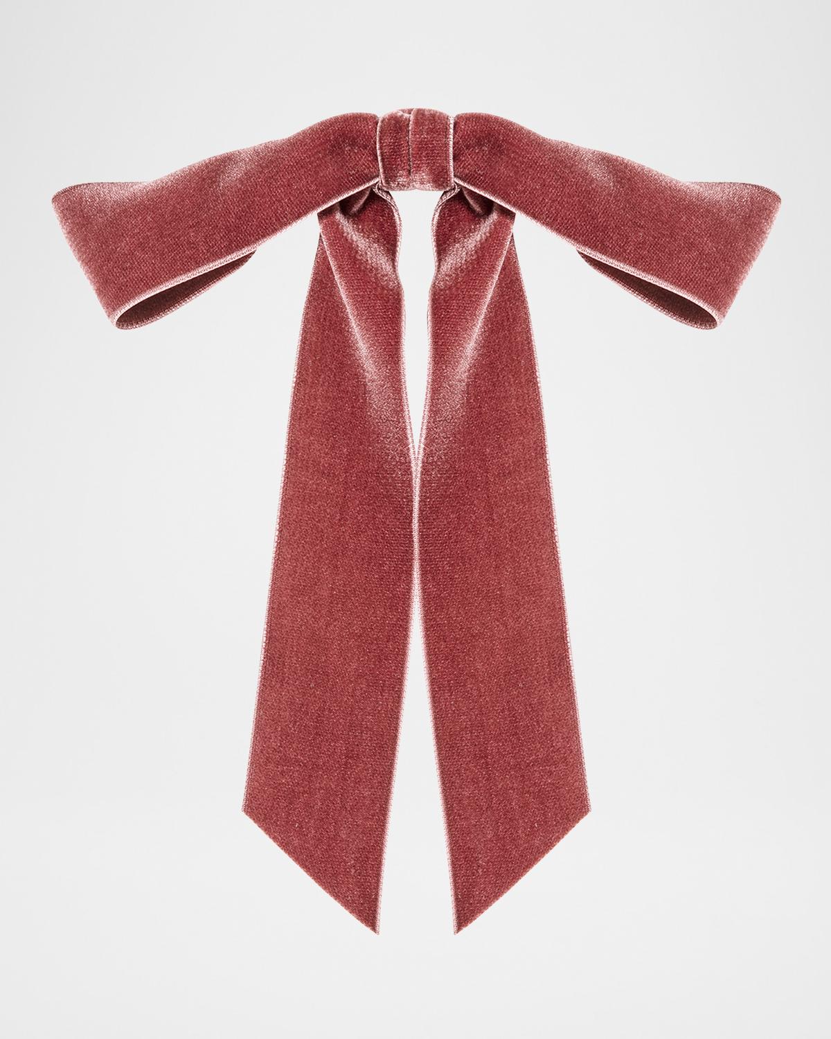 Jennifer Behr Adley Velvet Bow Barrette