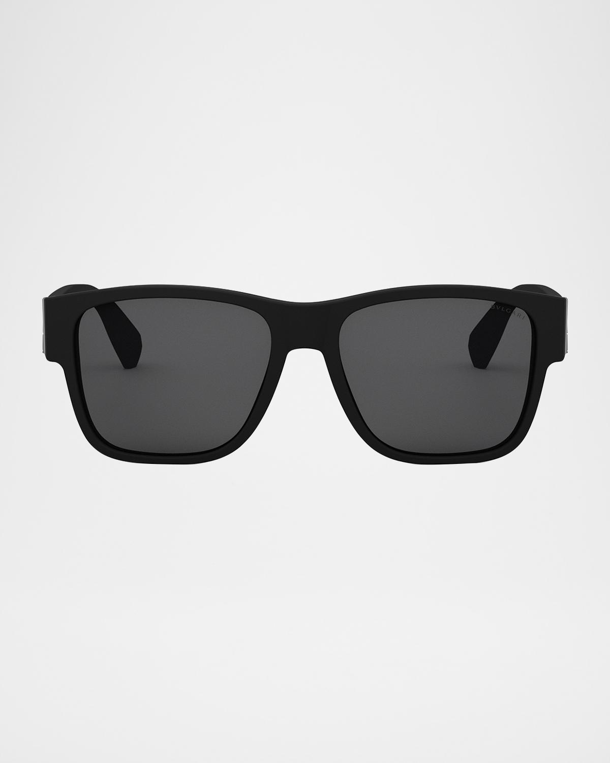BVLGARI Aluminum Geometric Sunglasses