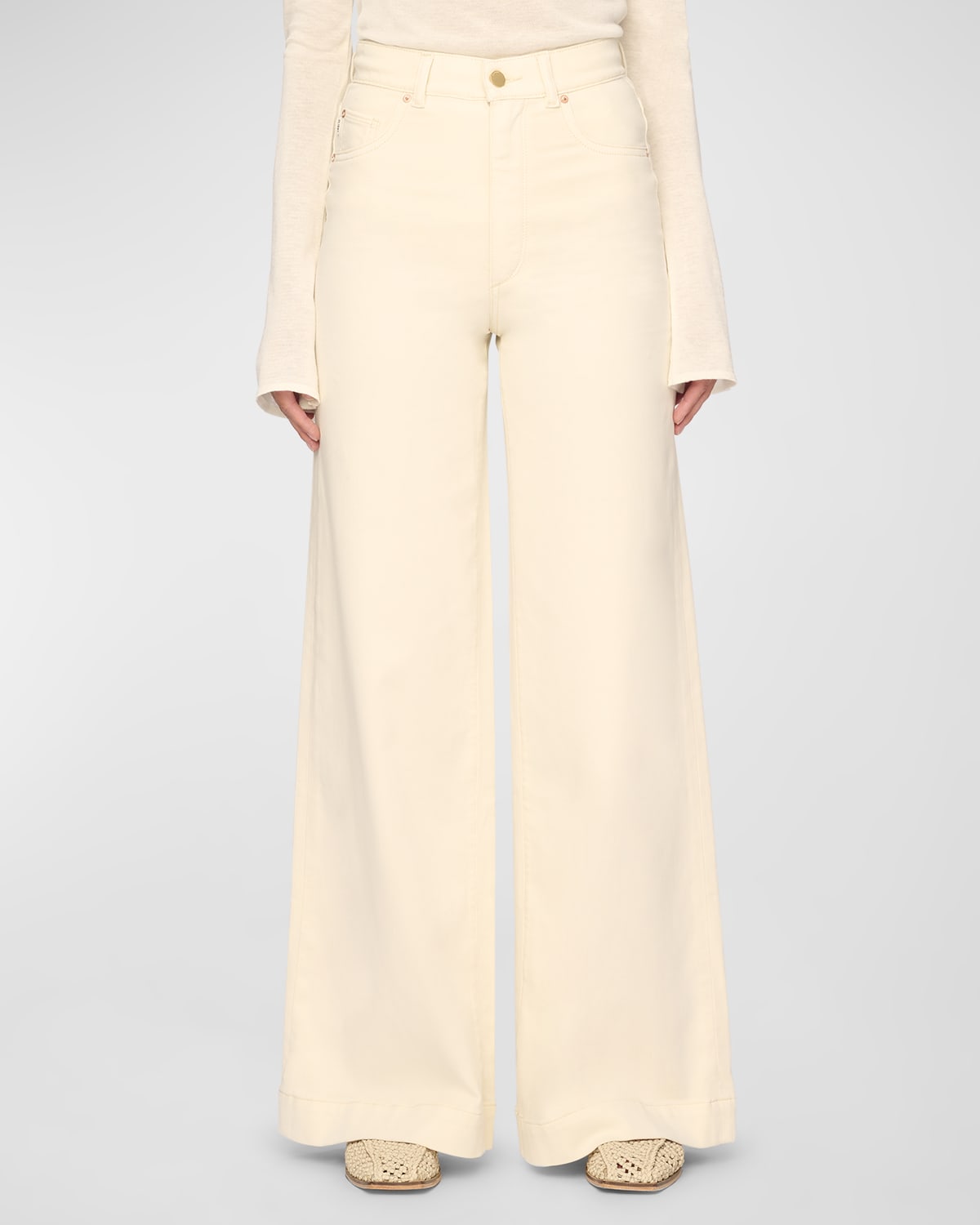 DL1961 Hepburn Wide-Leg High Rise Vintage Jeans