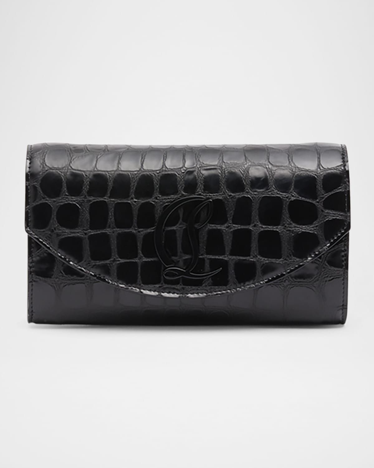 Christian Louboutin Loubi54 Wallet on Chain in Alligator Embossed Leather