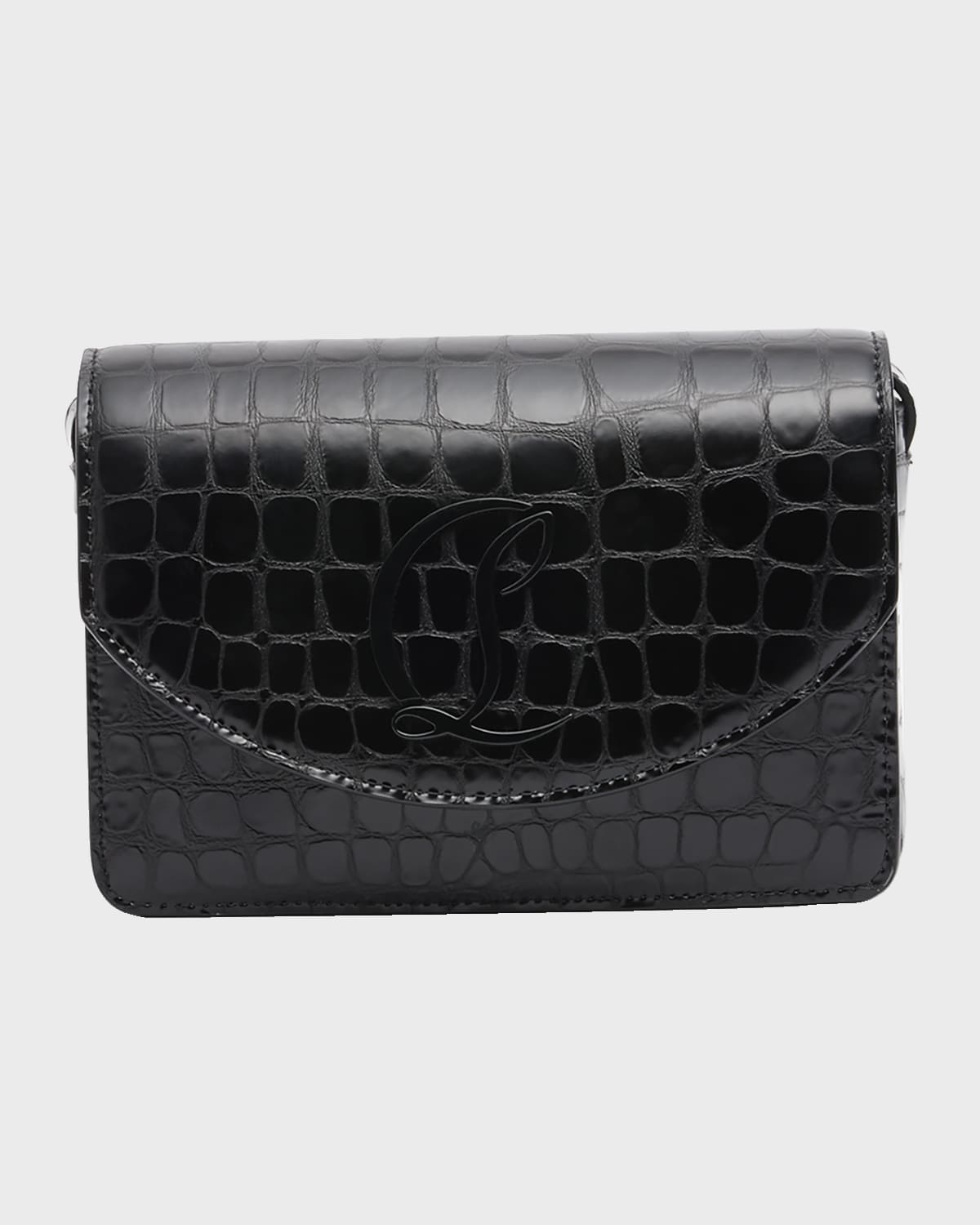 Christian Louboutin Loubi54 Crossbody Small in Alligator Embossed Leather