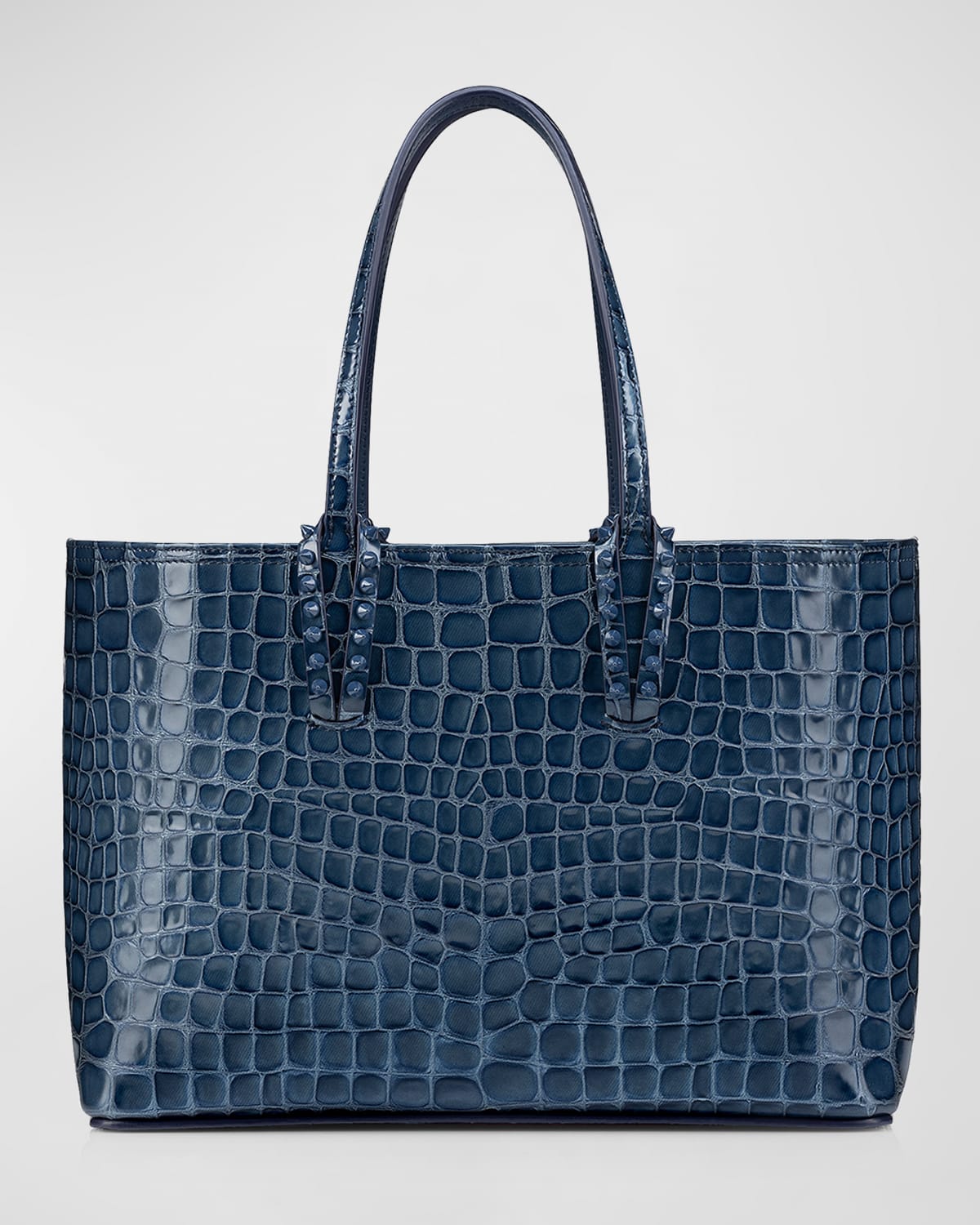 Christian Louboutin Cabata Small in Alligator Embossed Leather