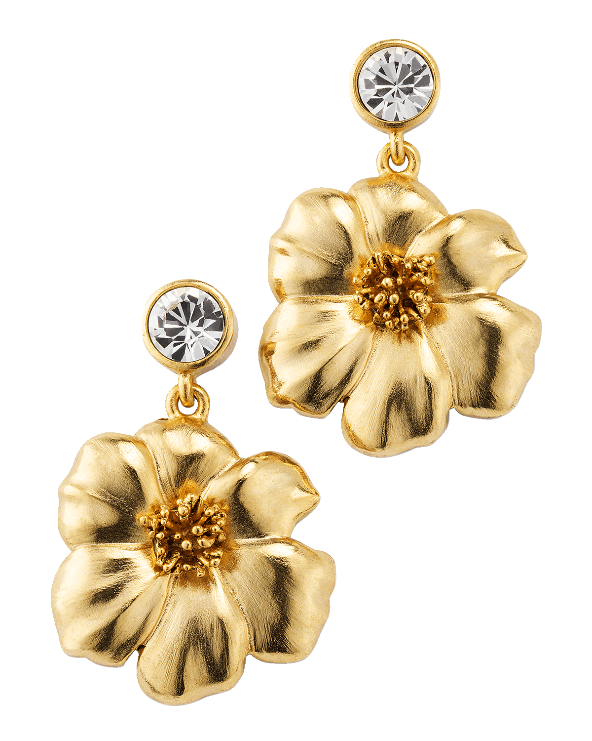 Oscar de la Renta Poppy Drop Earrings