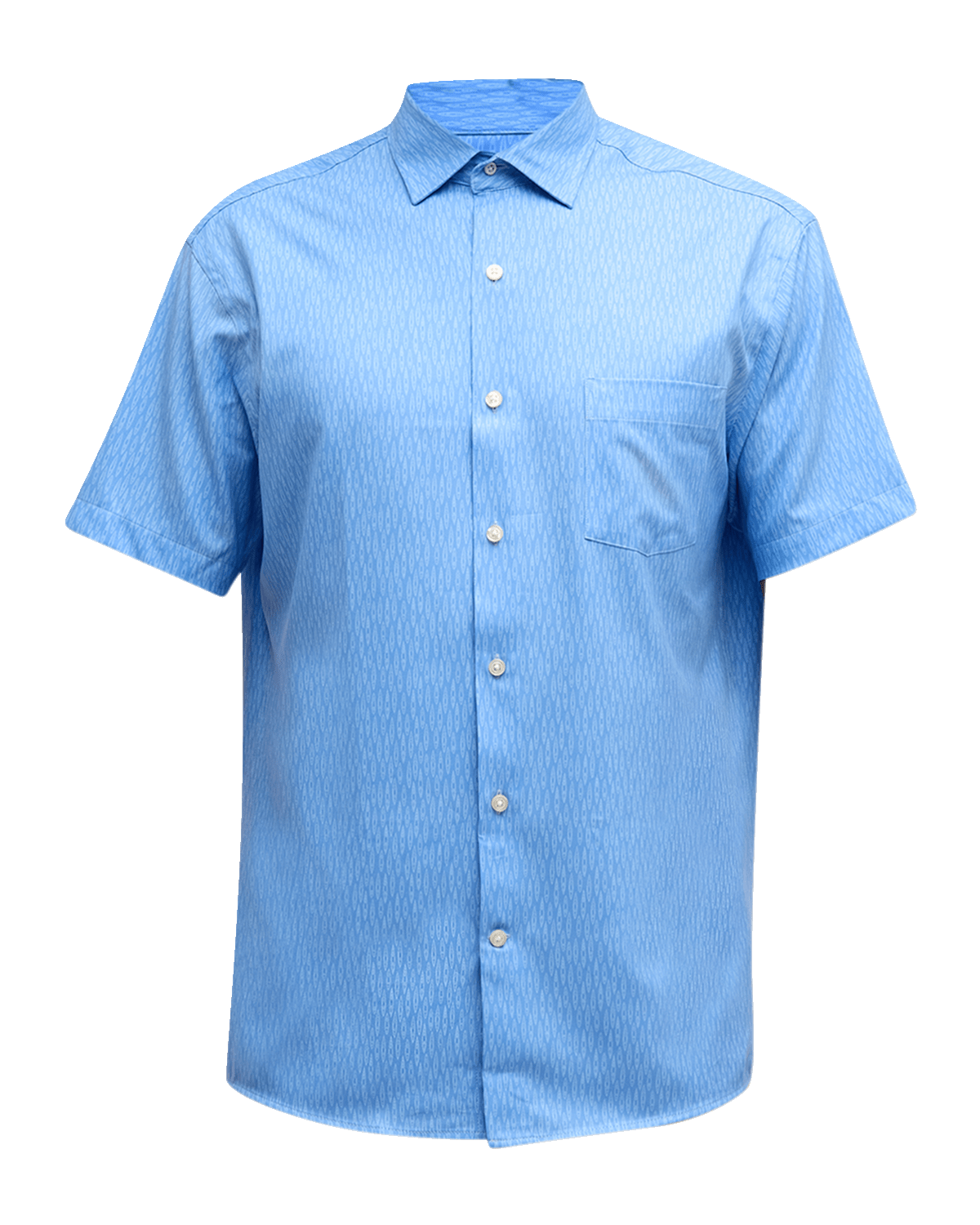 Peter Millar Men's Kayak Performance Poplin Short-Sleeve Shirt