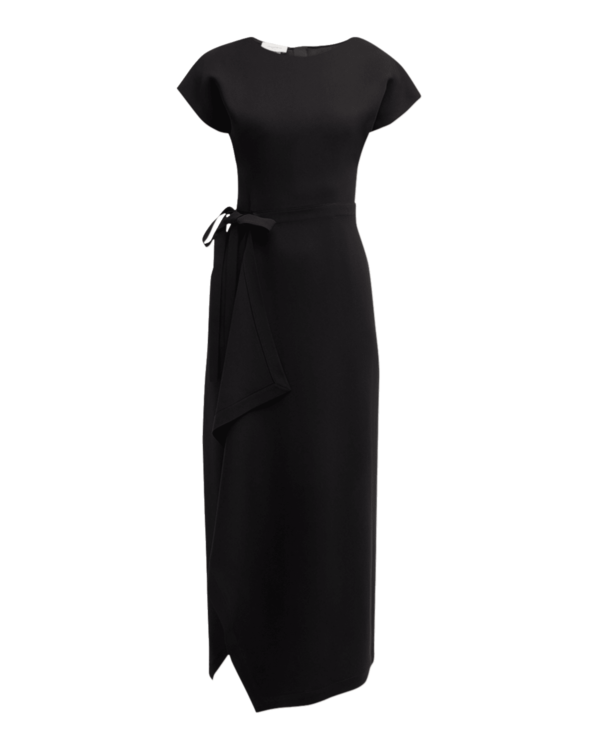 Lafayette 148 New York Tie-Waist Finesse Crepe Maxi Dress