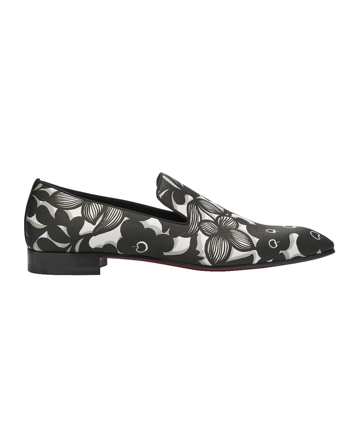 Christian Louboutin Men's Dandelion Petunia Grosgrain Satin Loafers