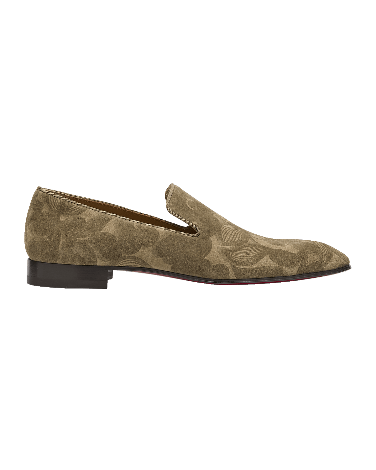 Christian Louboutin Men's Dandelion Petunia Suede Loafers