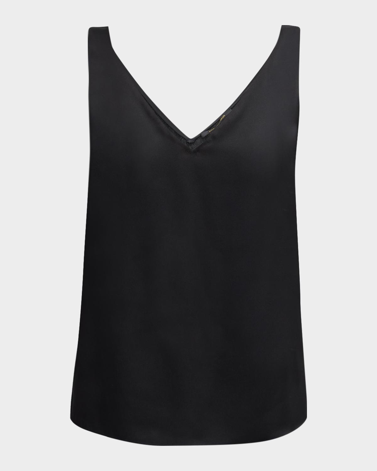 Kobi Halperin Sailor Sleeveless V-Neck Blouse