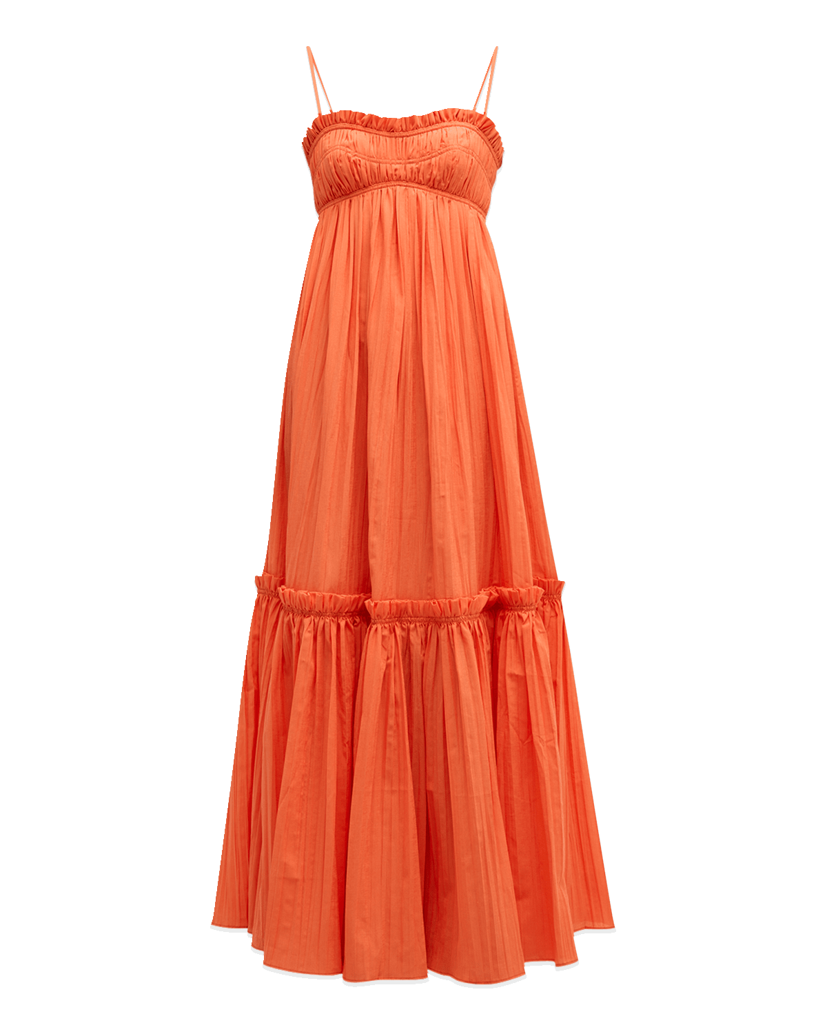 Acler Dartnell Pleated A-Line Maxi Dress