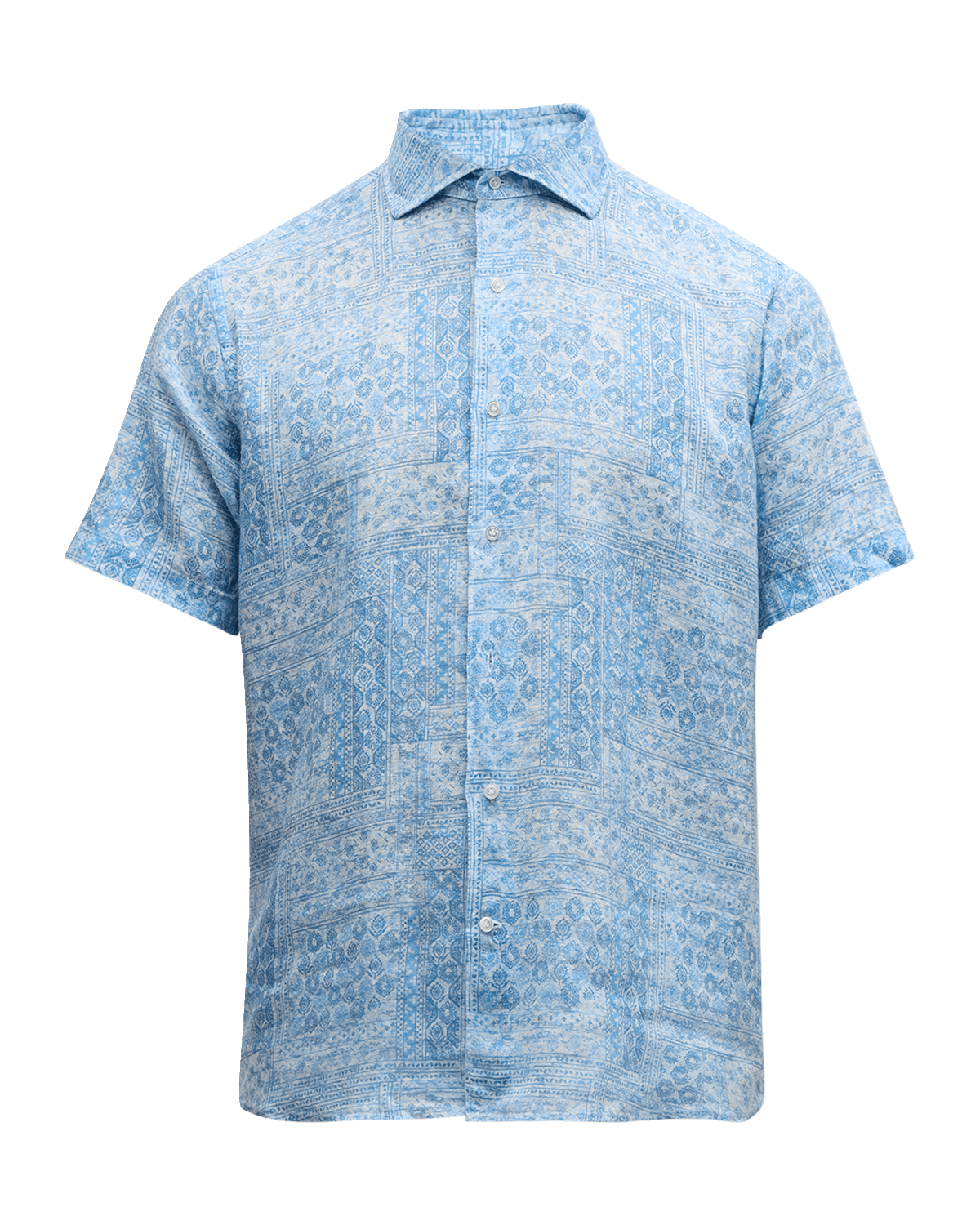 Peter Millar Men's Lian Linen Short-Sleeve Sport Shirt